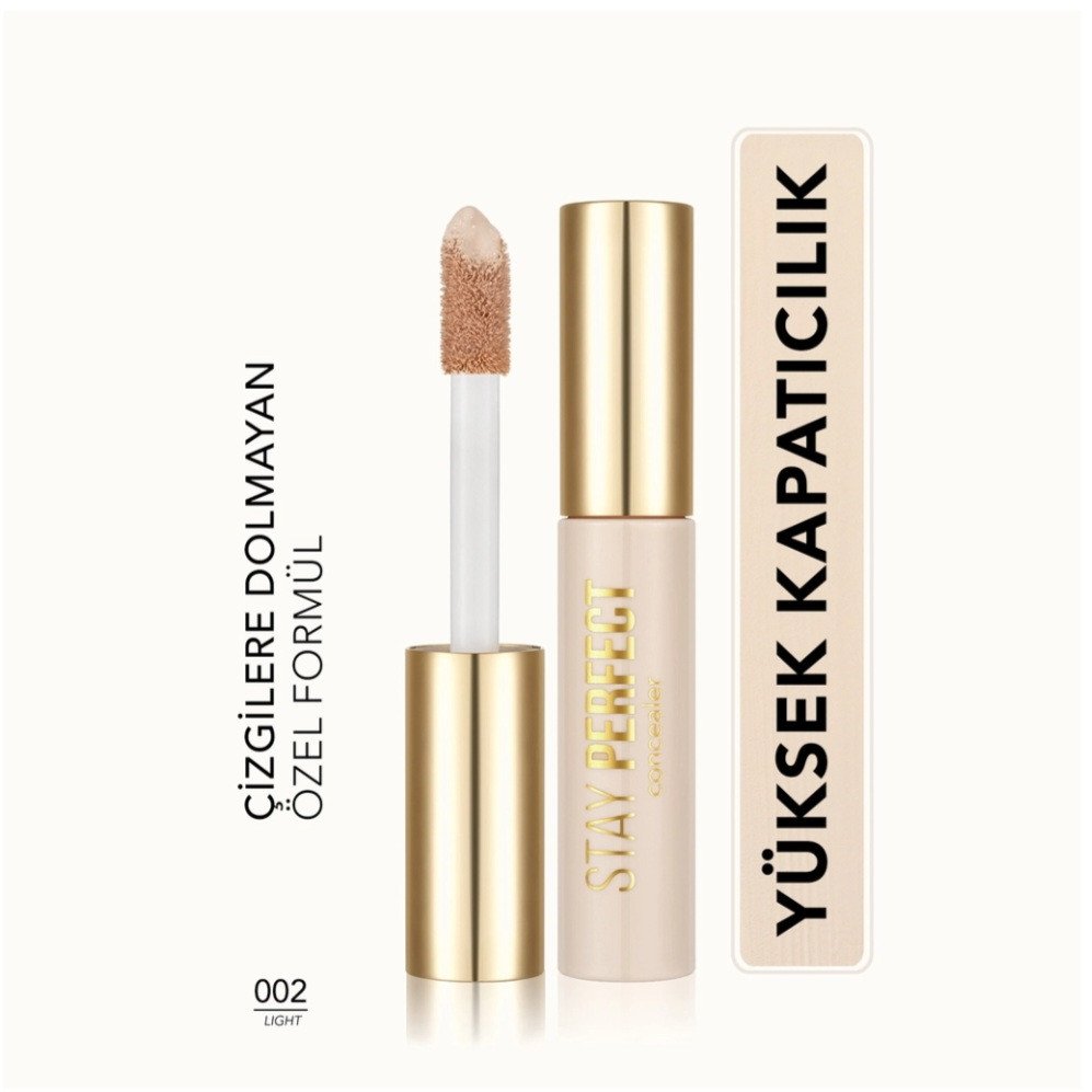 Flormar Stay Perfect Concealer 002 Light | كونسيلر ثابت بتغطية مثالية
