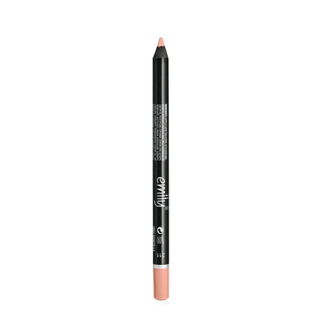 قلم محدد شفاه ليب بلاينر بلون كاشمير فاتح من إيميلى Emily long lasting lip pencil
